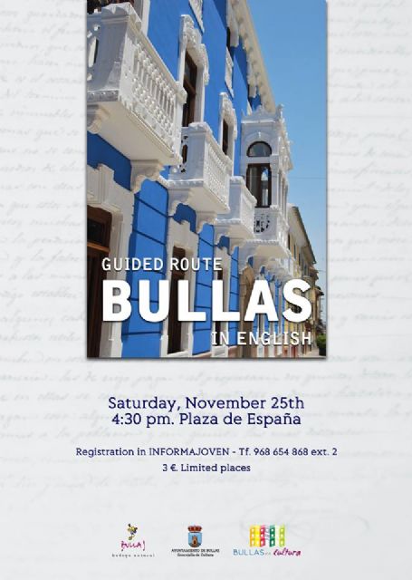 Ruta guiada para conocer los lugares de interés de Bullas en inglés - 1, Foto 1