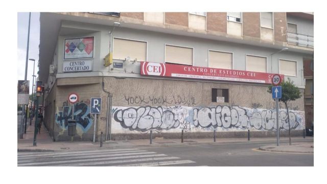 La Huerta y el Río Segura protagonistas de un mural en el barrio de San Antolín - 2, Foto 2