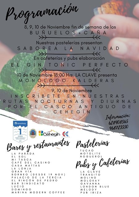 Cehegín sigue con el “Tardeo” este próximo fin de semana - 1, Foto 1