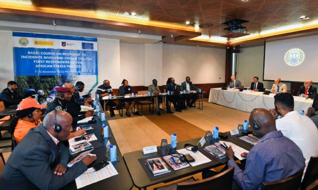 18 expertos de distintos países africanos participan en Murcia en un curso de asistencia y protección contra agentes químicos de guerra - 1, Foto 1