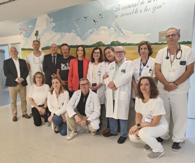 Inaugurado un mural en la unidad 55 del Hospital Universitario Santa Lucia - 3, Foto 3