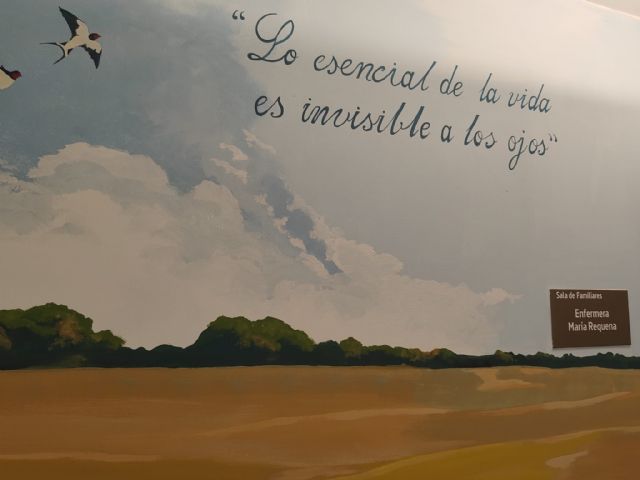 Inaugurado un mural en la unidad 55 del Hospital Universitario Santa Lucia - 5, Foto 5