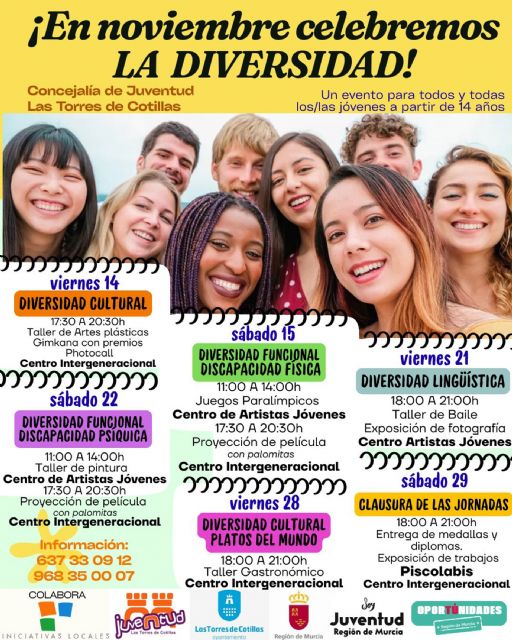 La Concejalía de Juventud propone la la campa&ntilde;a Jóvenes por la diversidad con diversas actividades lúdicas gratuitas - 2, Foto 2