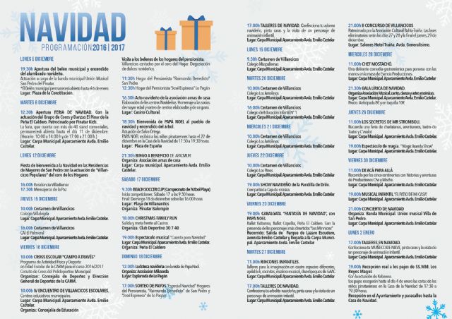 El centro de  San Pedro del Pinatar congrega decenas de actividades para celebrar la Navidad - 2, Foto 2