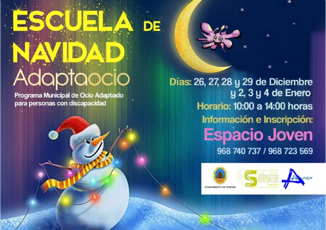 Abierto el plazo de inscripción para la Escuela de Navidad Adaptaocio para personas con discapacidad - 1, Foto 1