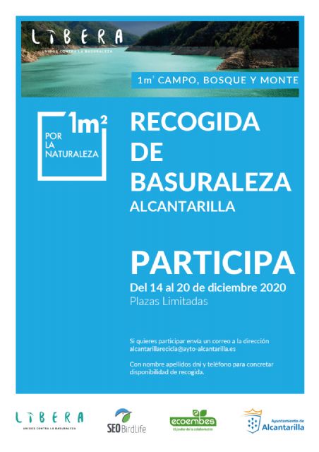 Abierta la convocatoria para participar en el Proyecto Libera de recogida de basura en los parajes de Alcantarilla - 1, Foto 1