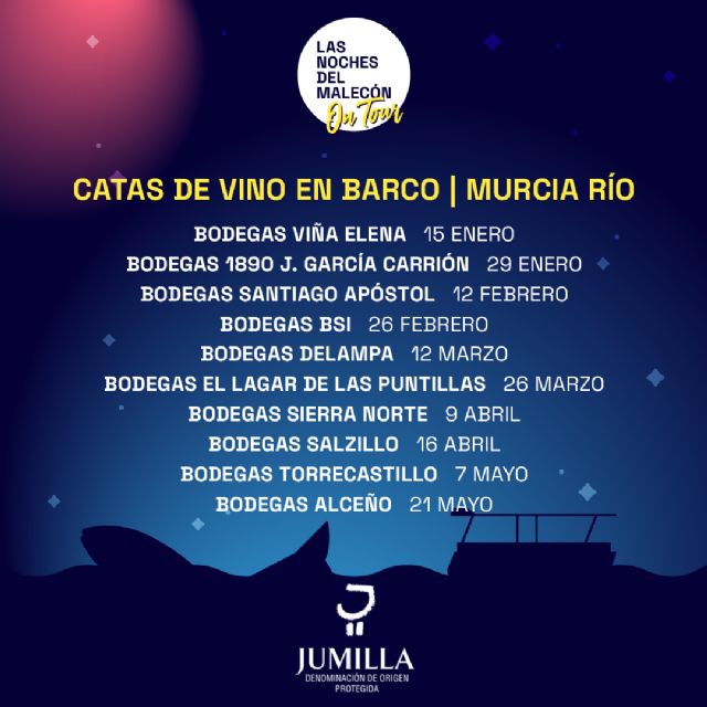 Catas DOP Jumilla sobre el Rio Segura ciclo Las Noches del Malecón On Tour - 3, Foto 3