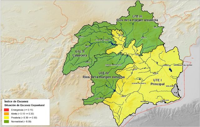 La cuenca del Segura continúa en prealerta - 3, Foto 3