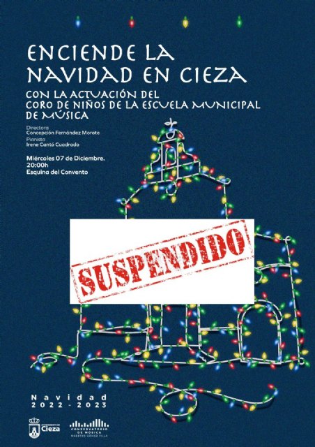 Suspendido el acto institucional de encendido de la iluminación navideña - 1, Foto 1