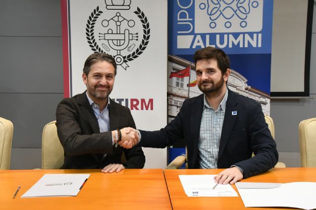 El COITIRM y Alumni UPCT firman un convenio para impulsar la comunicación, el emprendimiento y el apoyo a los recién graduados - 1, Foto 1