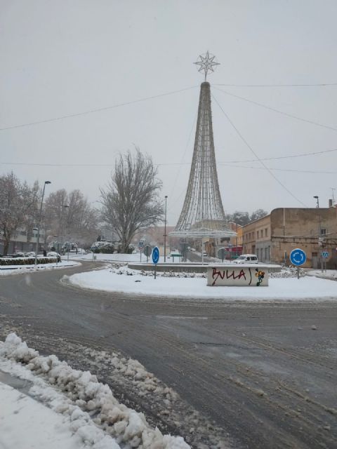 El temporal 'Filomena' regala dos días de nieve en Bullas - 2, Foto 2