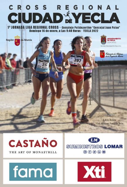 Disponible reglamento Cross Regional “Ciudad de Yecla” – Cto. de la Región de Murcia de Cross Individual y 1ª Jornada Liga Regional de Cross 2022 - 1, Foto 1