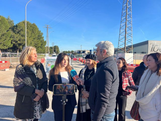 Avanzan las obras de construcción de la nueva glorieta del Polígono Industrial Oeste - 3, Foto 3
