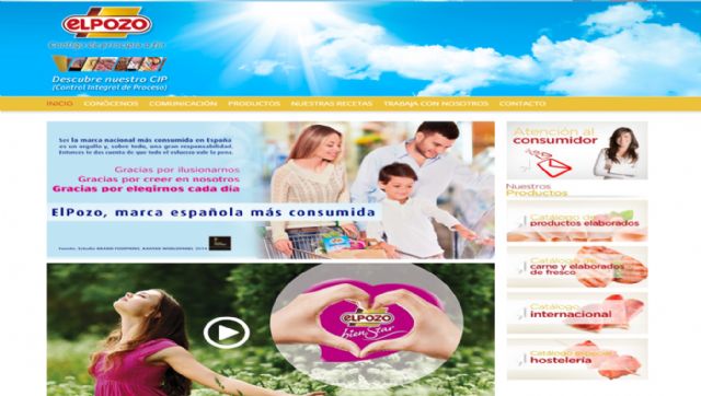 La web de ElPozo Alimentacin duplica sus visitas hasta superar los tres millones en 2015, Foto 1