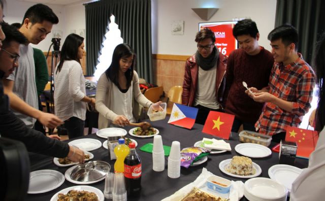Unos 40 estudiantes asiáticos celebran en la UCAM el Nuevo Chino - 1, Foto 1
