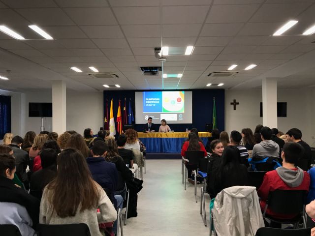 Un centenar de alumnos de Bachiller y FP Superior participan en las I Olimpiadas Científicas de la UCAM de Cartagena - 4, Foto 4