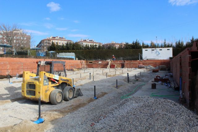 La alcaldesa y los concejales de Obras y Deportes visitan las obras de la nueva Piscina Olímpica - 4, Foto 4