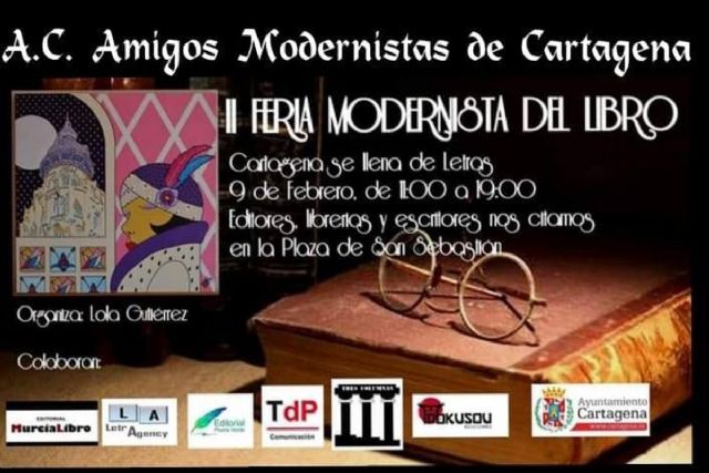 Llega la segunda edición de la Feria Modernista del Libro a Cartagena - 1, Foto 1
