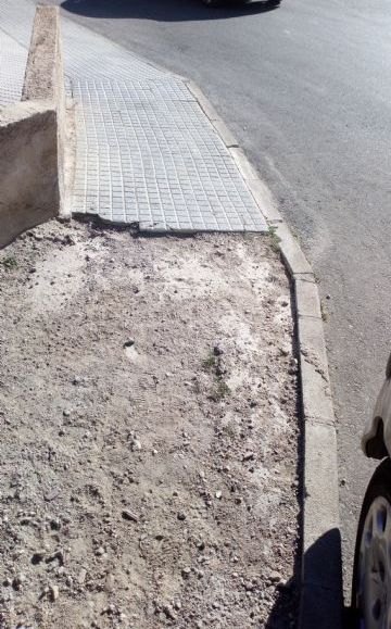 El Partido Cantonal de Cartagena denuncia que los vecinos de Canteras esperan cuatro años la renovación de las aceras - 1, Foto 1