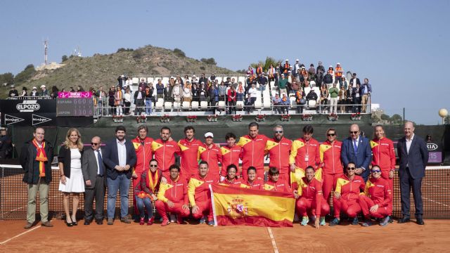 López Miras asiste a la Fed Cup, que enfrenta a España y Japón - 1, Foto 1