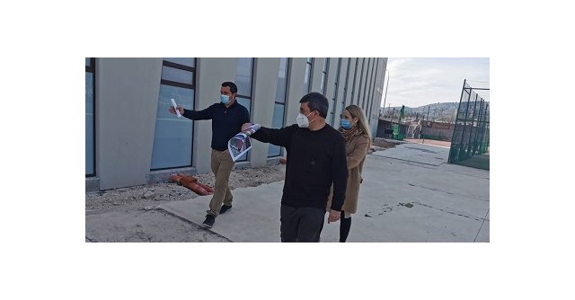 Visita a las obras del nuevo Pabellón de Deportes - 1, Foto 1