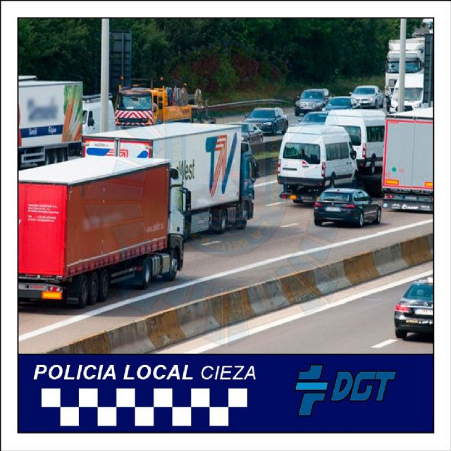 La Policía Local, con la campaña de la DGT sobre camiones y autobuses - 1, Foto 1
