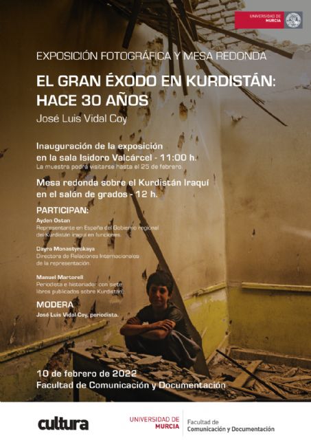 La Universidad de Murcia organiza una mesa redonda y una exposición fotográfica sobre el éxodo de los kurdos iraquíes - 1, Foto 1