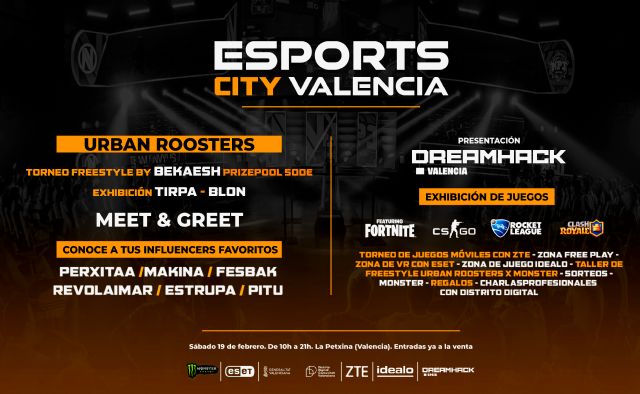 Videojuegos, freestyle e influencers en el primer evento presencial de Esports City League en Valencia - 1, Foto 1