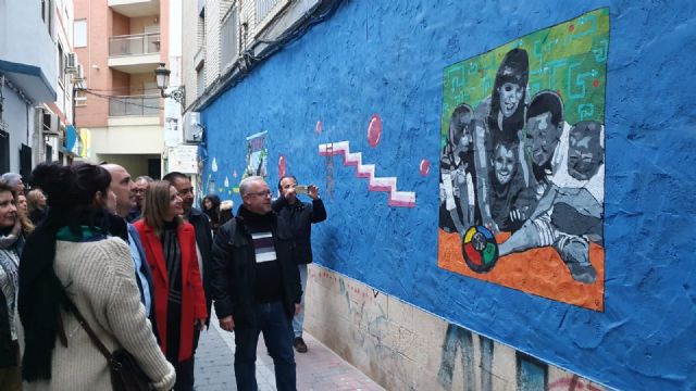 Inauguración murales artísticos en barrio de Molina de Segura - 1, Foto 1