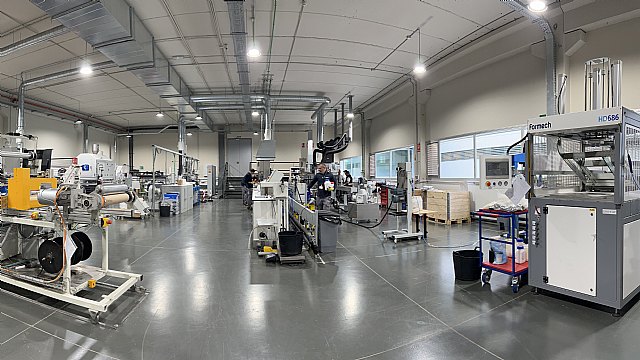 Planta piloto de ITENE enmarcada en la red de BIONANOPOLYS. Foto: ITENE., Foto 1