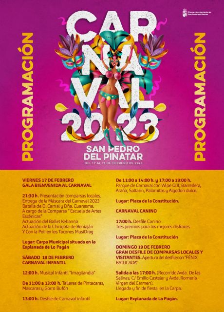 San Pedro del Pinatar retoma el desfile de carnaval e incluye actividades para niños y mascotas - 1, Foto 1