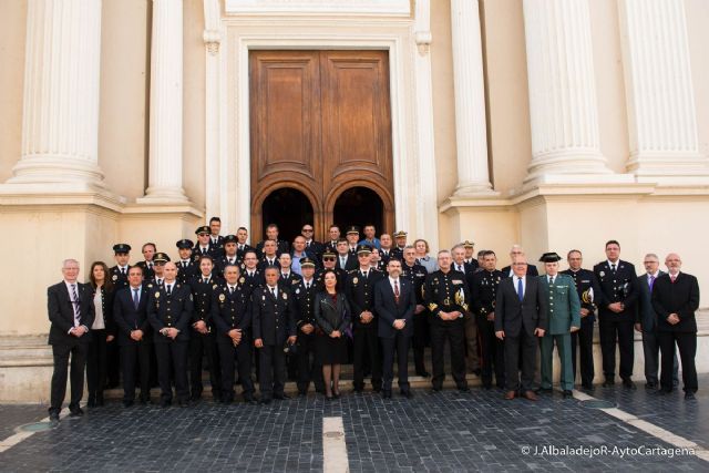Los bomberos de Cartagena celebran su patron con una misa y un vino de honor - 1, Foto 1