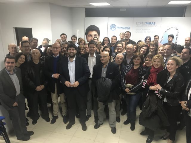 López Miras mantiene un encuentro con afiliados de Molina de Segura, Alguazas, Ceutí, Lorquí y las Torres de Cotillas - 1, Foto 1