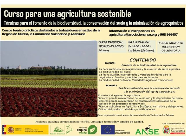 Un curso mostrara tecnicas para el desarrollo de agricultura sostenible - 1, Foto 1