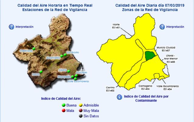 Desactivado el protocolo de actuación municipal para episodios de contaminación atmosférica en La Aljorra y Valle de Escombreras - 1, Foto 1