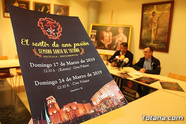 La película-documental de la Semana Santa de Totana El sentir de una pasión se estrenará el próximo 17 de marzo en el Cine Velasco, Foto 1