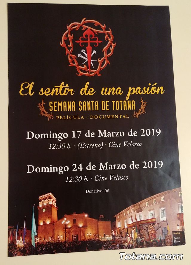 La película-documental de la Semana Santa de Totana El sentir de una pasión se estrenará el próximo 17 de marzo en el Cine Velasco, Foto 4