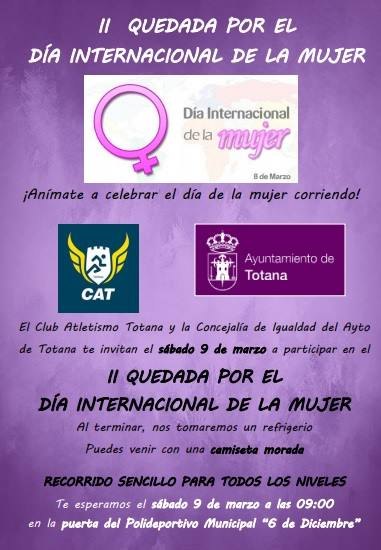 Mañana tendrá lugar la II Quedada por el Día Internacional de la Mujer, Foto 1