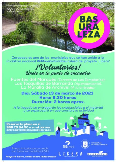 Caravaca es uno de los municipios españoles que participan en el proyecto ´Libera´ con la primera campaña ´Unidos contra la basuraleza´ - 4, Foto 4