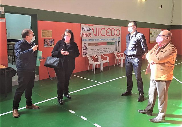 El Polideportivo Municipal Mariano Rojas acogerá la vacunación de policías y docentes de Cieza, Abarán y Blanca - 1, Foto 1