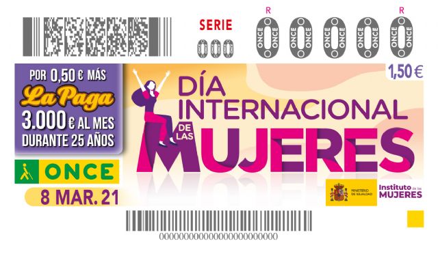 La ONCE dedica 5,5 millones de cupones al Día Internacional de la Mujer y alerta de los riesgos para mujeres jóvenes con discapacidad - 1, Foto 1