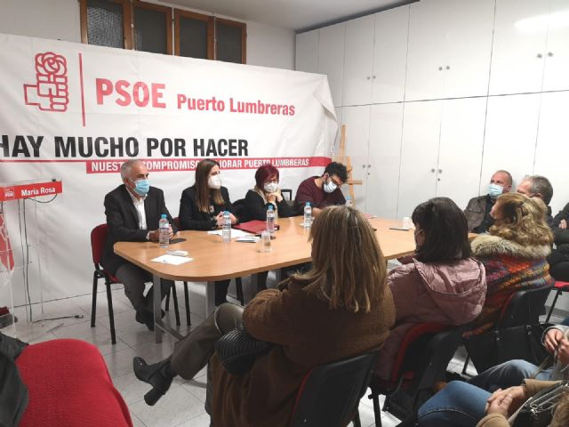 María rosa garcía, secretaria general del psoe de puerto lumbreras, es reelegida por aclamación - 2, Foto 2