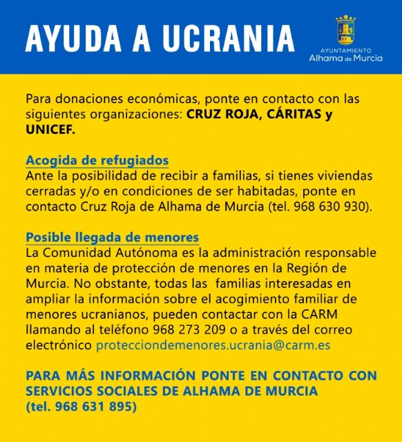 Informacin para aquellas personas que quieran hacer donaciones en relacin a la guerra de Ucrania, Foto 1