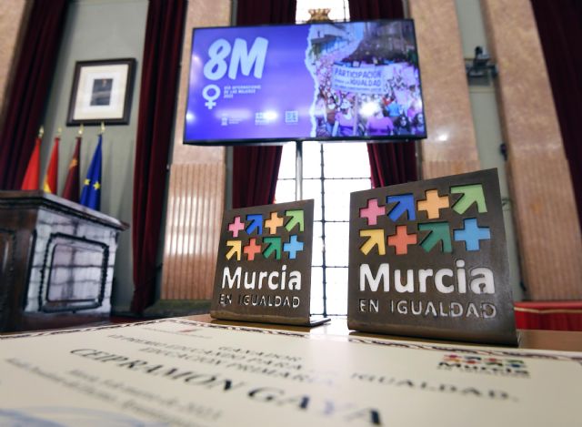 Trinidad Herrero Esquerro y la Asamblea Feminista de la Región de Murcia, homenajeadas con el galardón 'Murcia en Igualdad 2023' - 2, Foto 2