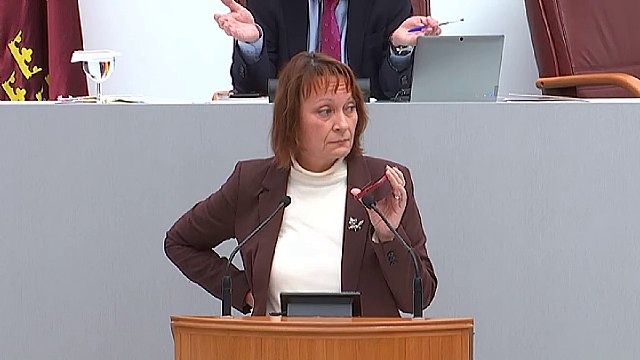 María Marín lleva a la tribuna de la Asamblea Regional los mensajes del #YoConPedroAntonio y exige la regeneración política en la Región de Murcia - 1, Foto 1