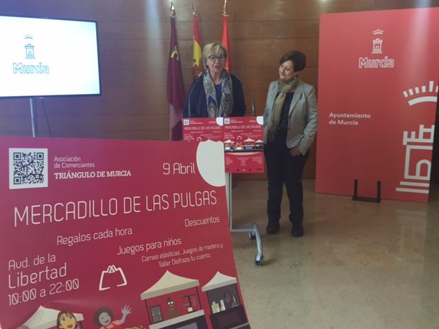 18 comercios murcianos ofrecerán grandes promociones en la séptima edición del Mercadillo de las Pulgas en la Avenida de la Libertad - 1, Foto 1