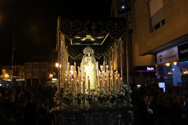 La Virgen de los Dolores anuncia el comienzo de las procesiones pinatarenses - 1, Foto 1