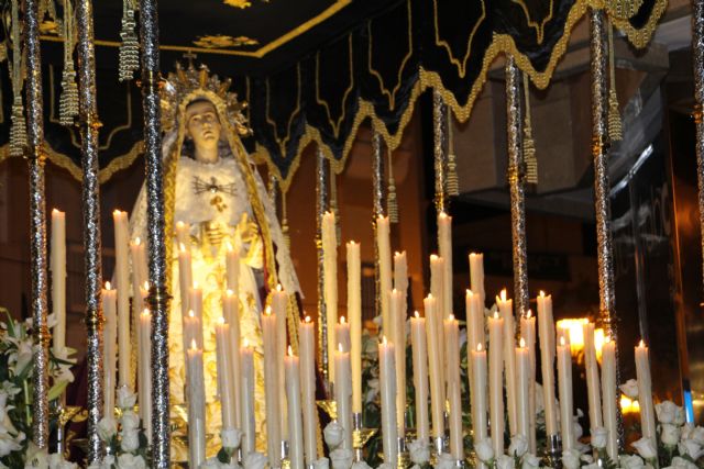La Virgen de los Dolores anuncia el comienzo de las procesiones pinatarenses - 2, Foto 2