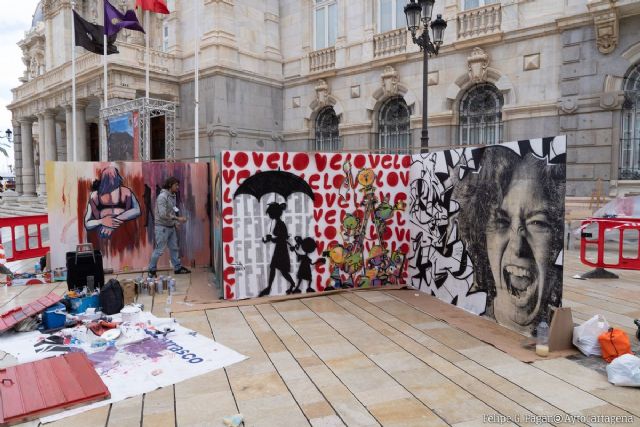 Cartagena rinde homenaje a Kraser por sus tres décadas dedicadas al mundo del graffiti - 1, Foto 1