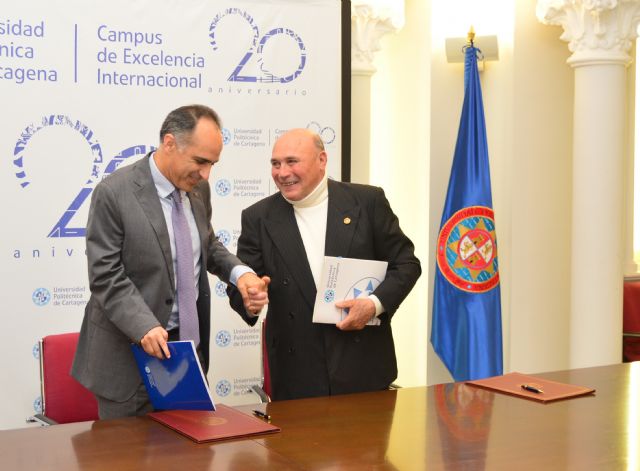 Justo Nieto dona dos mil ejemplares al fondo bibliotecario de la Politécnica de Cartagena - 1, Foto 1